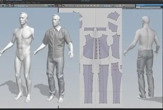 Marvelous designer 3D fashion interface