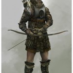 Concept art of a man with soldier outfit