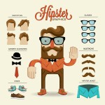 Hipster illustration