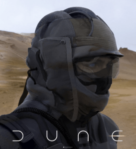 Desert warrior suit from Dune designed by Joseph Cross