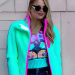 Neon blue jacket stable diffusion