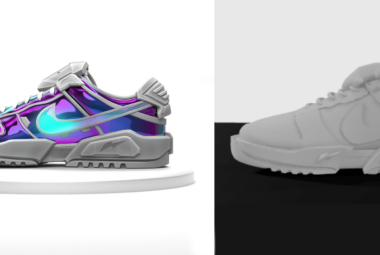 2d to 3d transformation sneaker