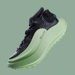 MLLN trail shoe green and black