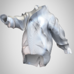 virtual jacket digital craft weaving silver