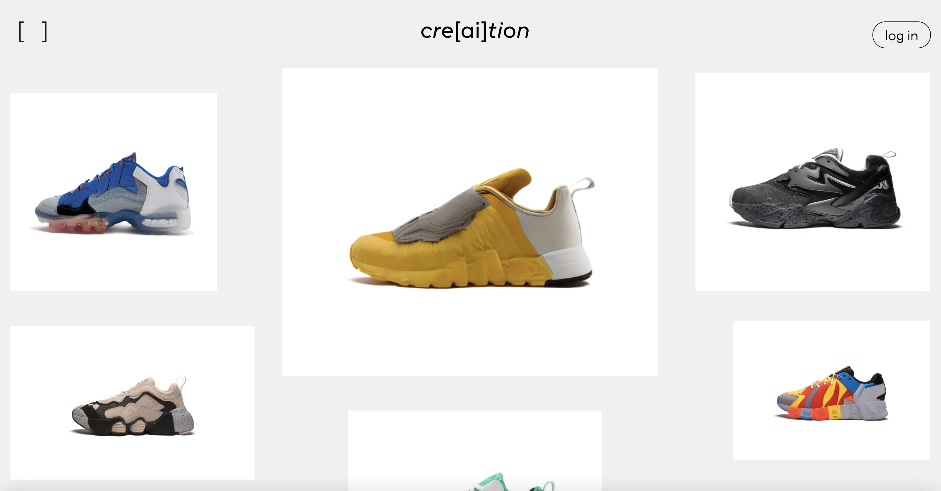 Sneaker design feed AI generated footwear AI shoes