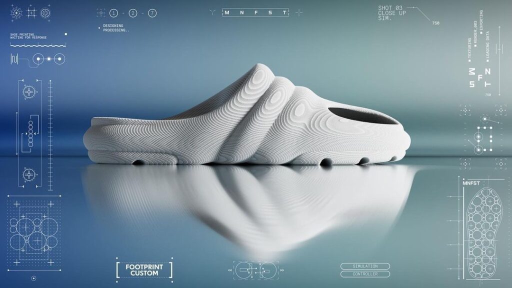 3d printed slipper zellerfeld MNFST studio 